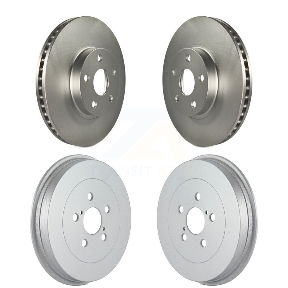 Front Rear Disc Brake Rotors Drums Kit For Toyota Matrix Pontiac Vibe KG-101450