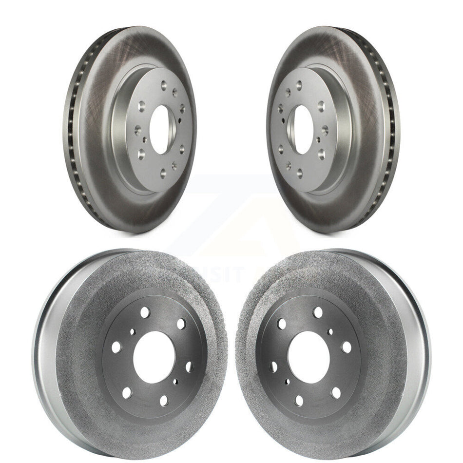 Front Rear Disc Brake Rotors Drums Kit For Chevrolet Silverado 1500 GMC Sierra KG-101451