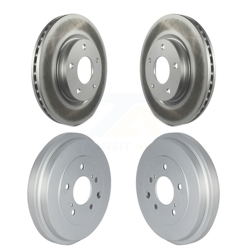Front Rear Disc Brake Rotors Drums Kit For Nissan Sentra KG-101496