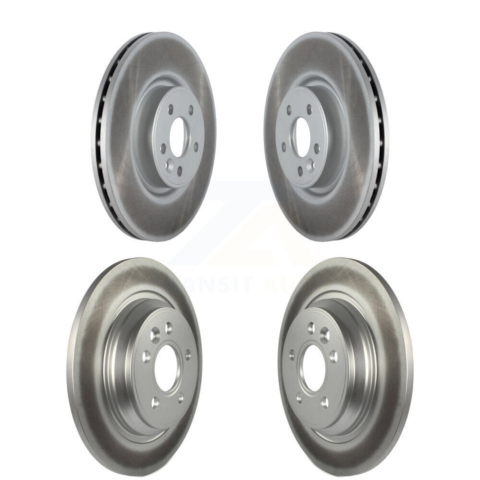 Front Rear Coated Disc Brake Rotors Kit For Volvo S60 V70 With 336mm Diameter Rotor KG-101503