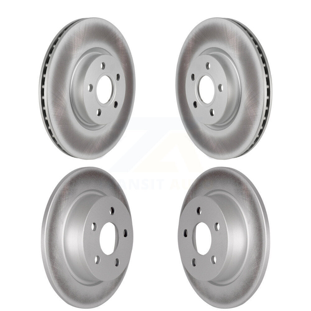 Front Rear Coated Disc Brake Rotors Kit For Ford Transit Connect KG-101531