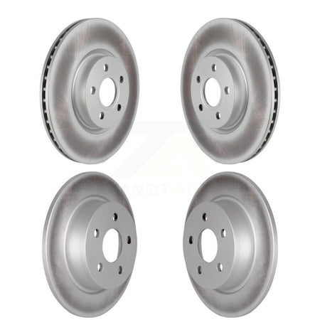 Front Rear Coated Disc Brake Rotors Kit For Ford Transit Connect KG-101531