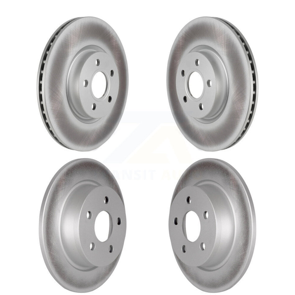 Front Rear Coated Disc Brake Rotors Kit For Ford Transit Connect KG-101531