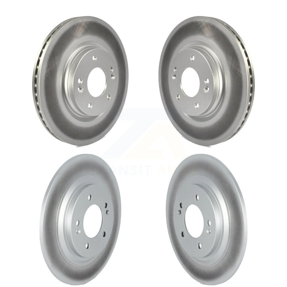 Front Rear Coated Disc Brake Rotors Kit For Kia Niro EV Hyundai Kona Electric KG-101533