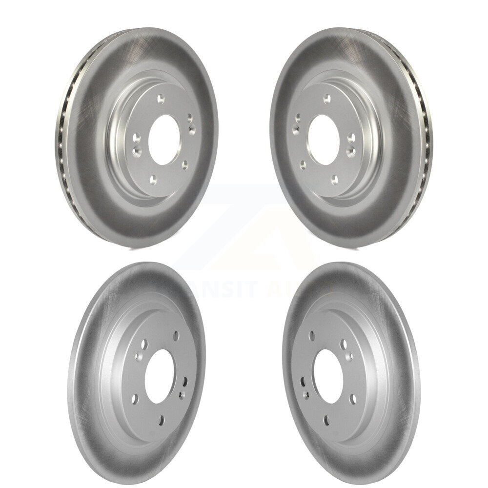 Front Rear Coated Disc Brake Rotors Kit For Hyundai Kona Kia Seltos KG-101539