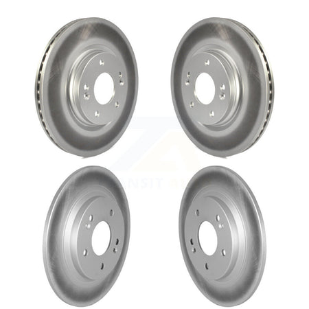 Front Rear Coated Disc Brake Rotors Kit For Hyundai Kona Kia Seltos KG-101539