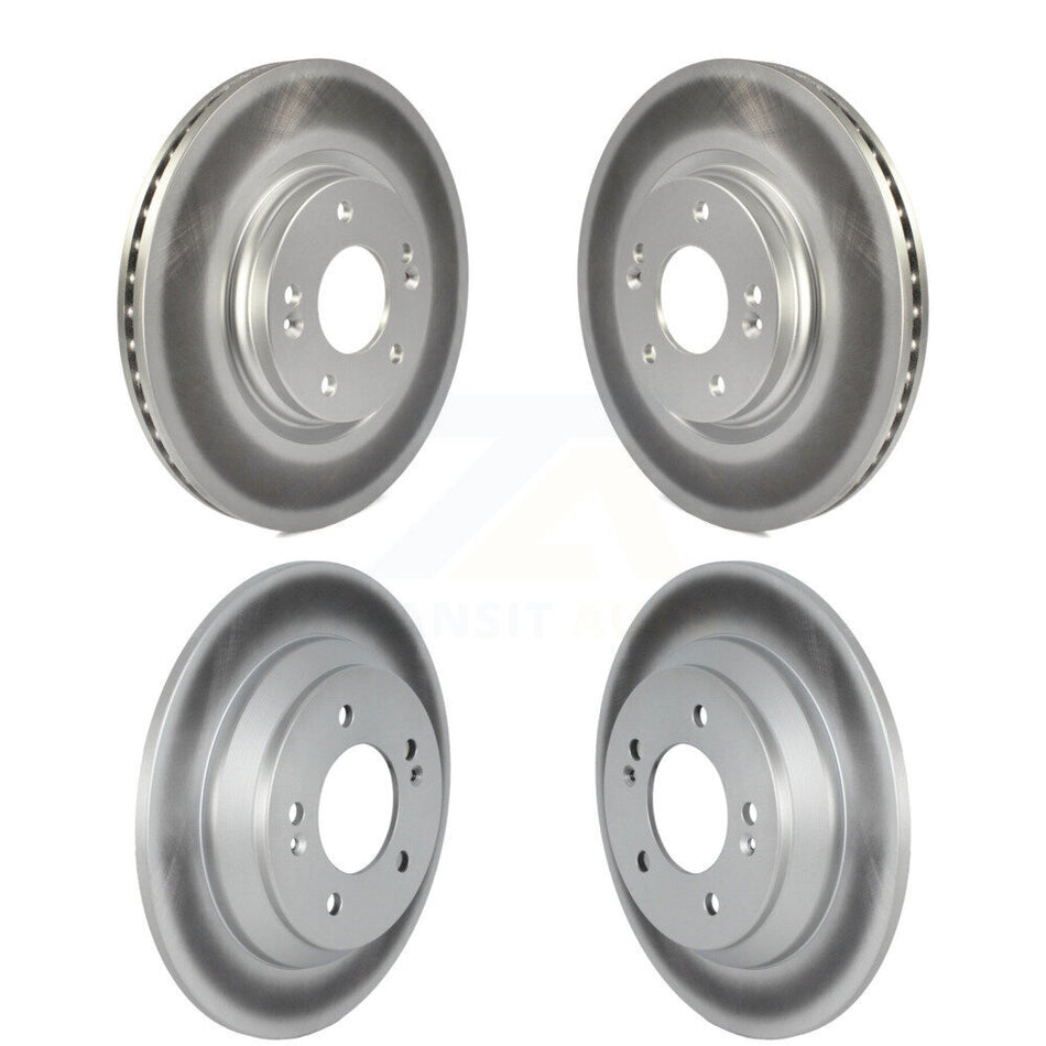 Front Rear Coated Disc Brake Rotors Kit For Hyundai Kona Kia Soul KG-101540