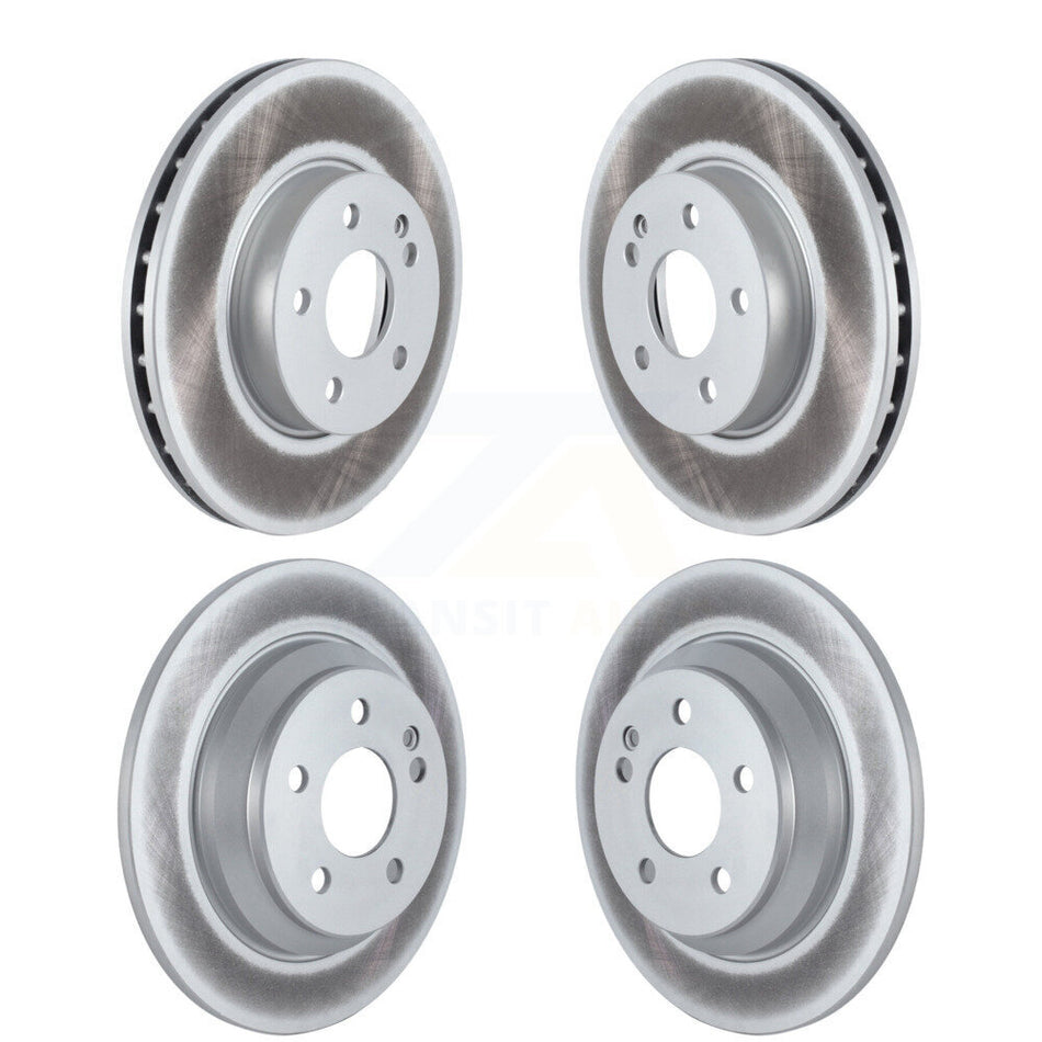 Front Rear Coated Disc Brake Rotors Kit For 2016-2021 Mercedes-Benz Metris KG-101542