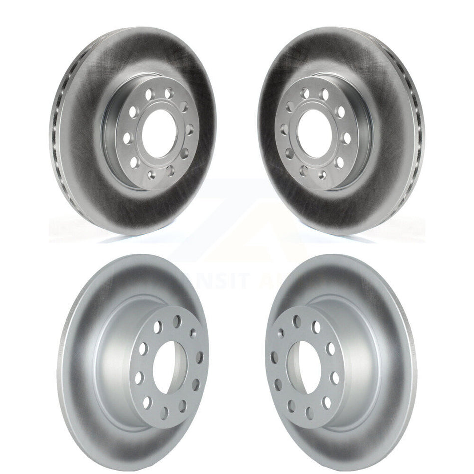 Front Rear Coated Disc Brake Rotors Kit For Volkswagen Jetta Taos KG-101544
