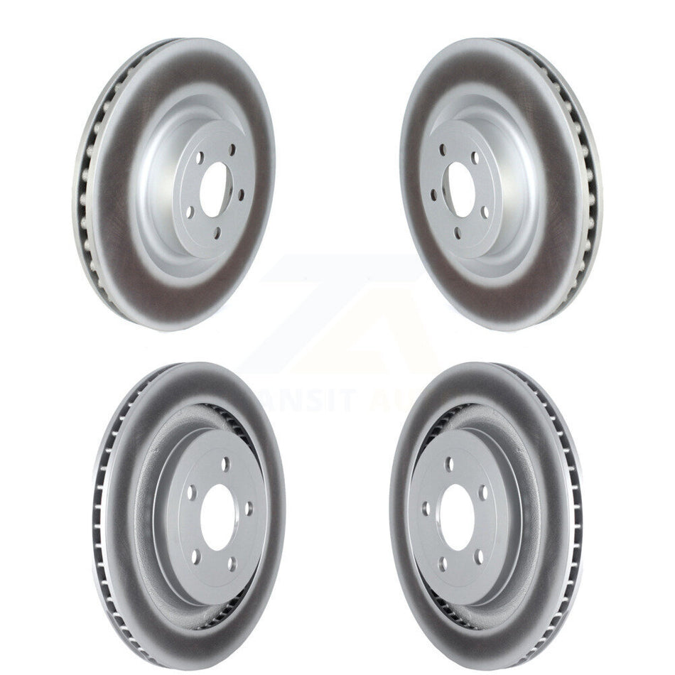 Front Rear Coated Disc Brake Rotors Kit For Ford Mustang KG-101545