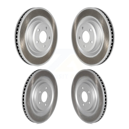 Front Rear Coated Disc Brake Rotors Kit For Ford Explorer Lincoln Aviator KG-101550