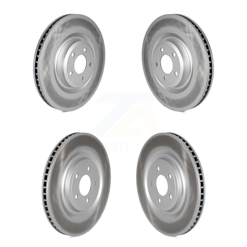 Front Rear Coat Disc Brake Rotors Kit For Ford Explorer Lincoln Aviator Police Interceptor KG-101551