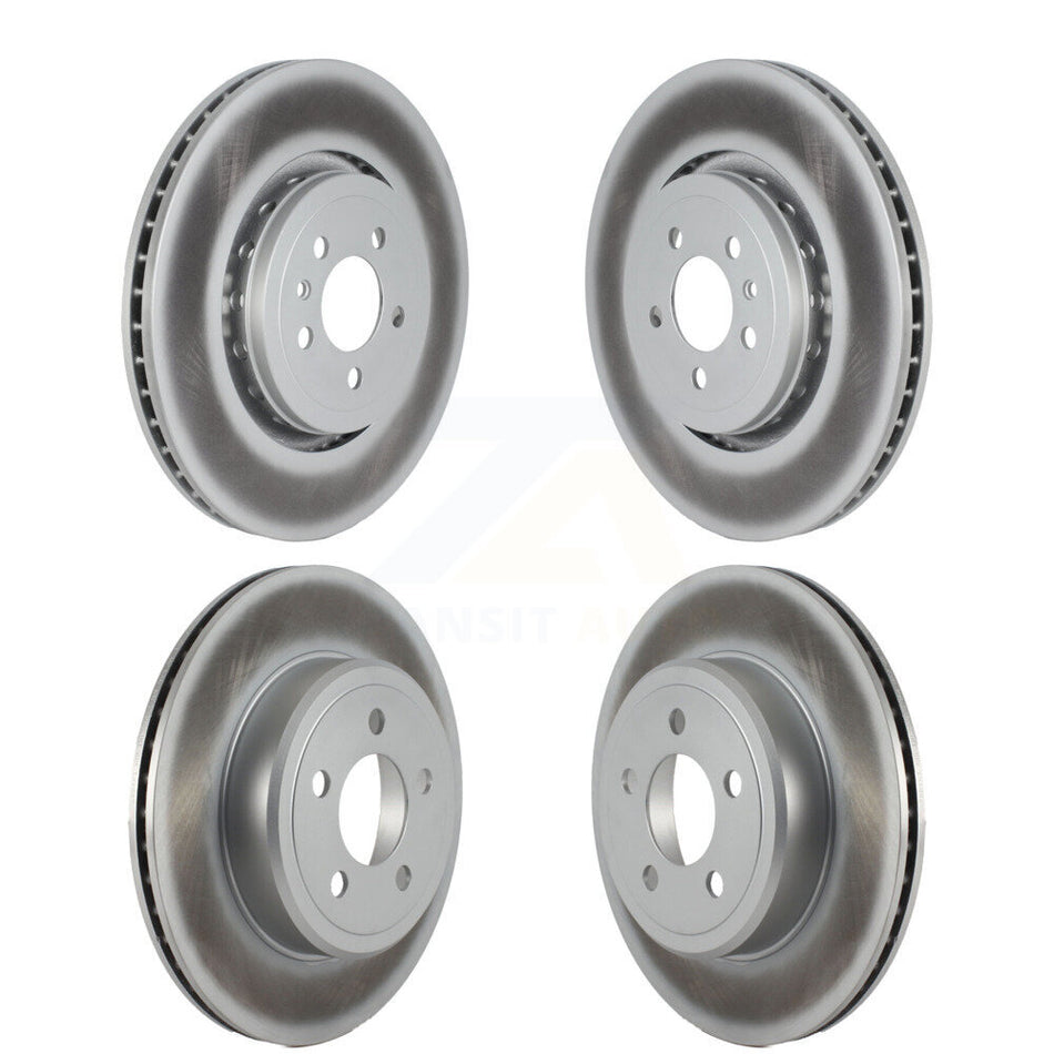 Front Rear Coated Disc Brake Rotors Kit For Dodge Charger With 355mm Diameter Rotor KG-101565