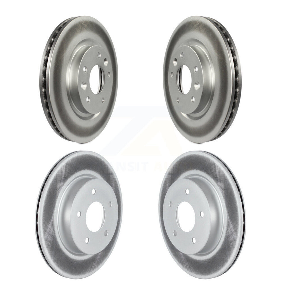 Front Rear Coated Disc Brake Rotors Kit For Nissan Rogue Sport LEAF Qashqai KG-101573