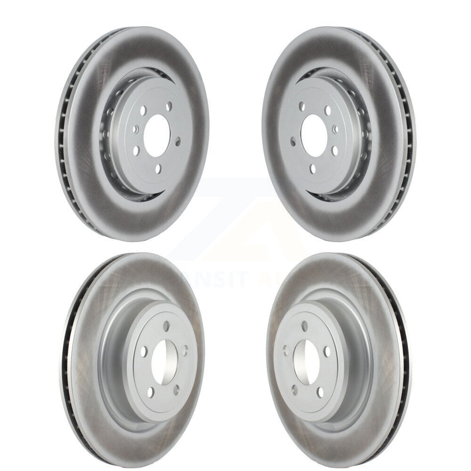 Front Rear Coated Disc Brake Rotors Kit For Dodge Charger Pursuit KG-101578