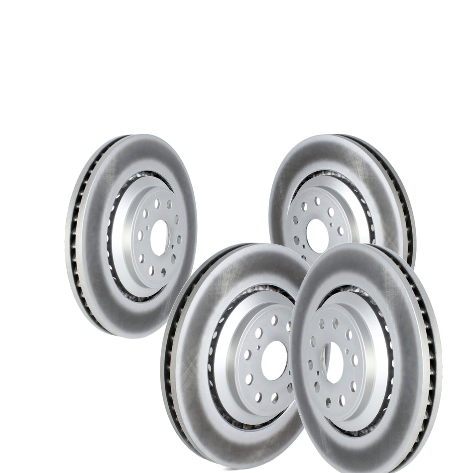 Front Coated Disc Brake Rotors Kit For Lexus LS460 LS500 LS600h LS500h KG-101633