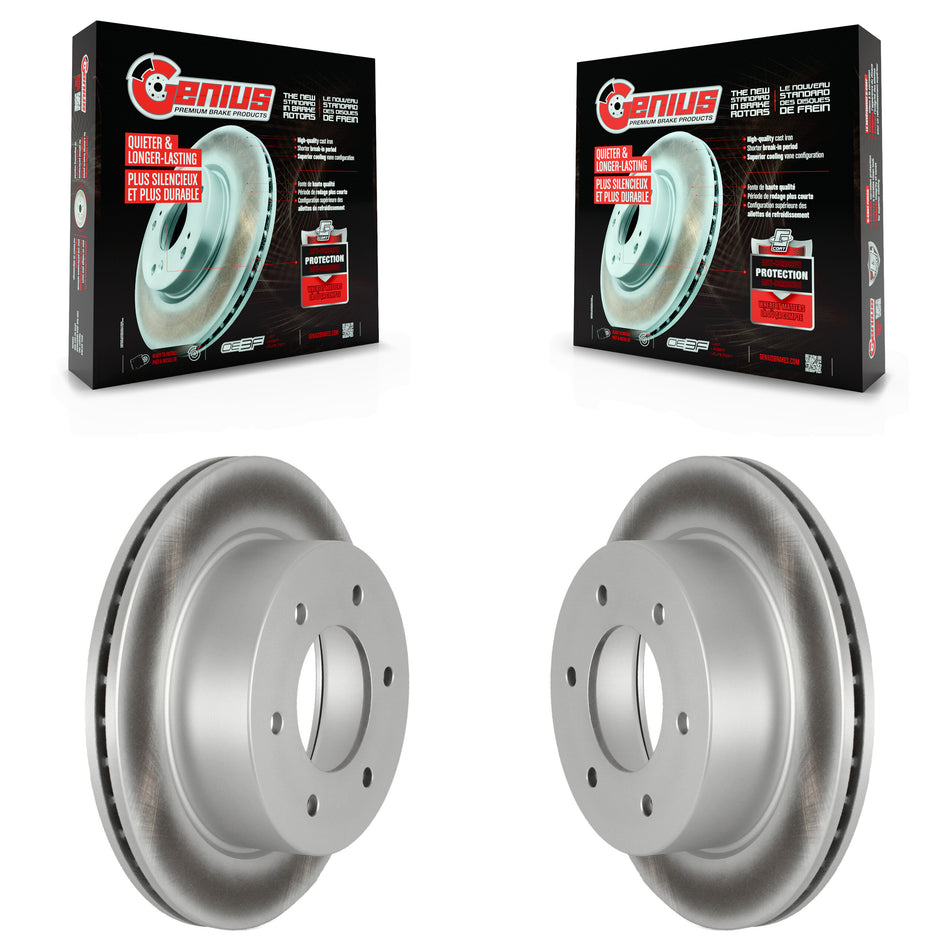 Rear Coated Disc Brake Rotors Pair For Ford Ranger Bronco KG-101669