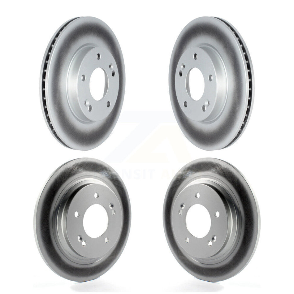 Front Rear Coated Disc Brake Rotors Kit For Kia Niro Hyundai Ioniq KG-101686