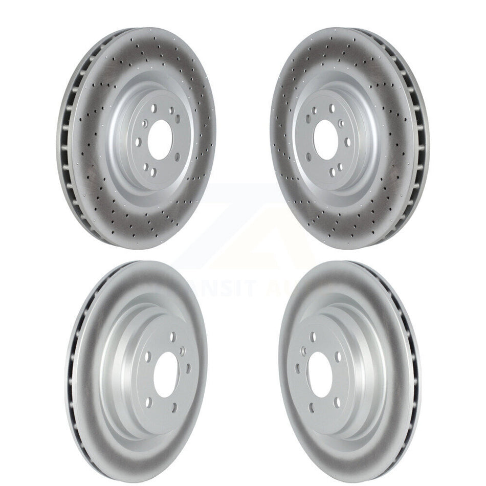 Front Rear Coated Disc Brake Rotors Kit For Mercedes-Benz GLE43 AMG GLE450 GLE400 ML550 GLE550e KG-101694