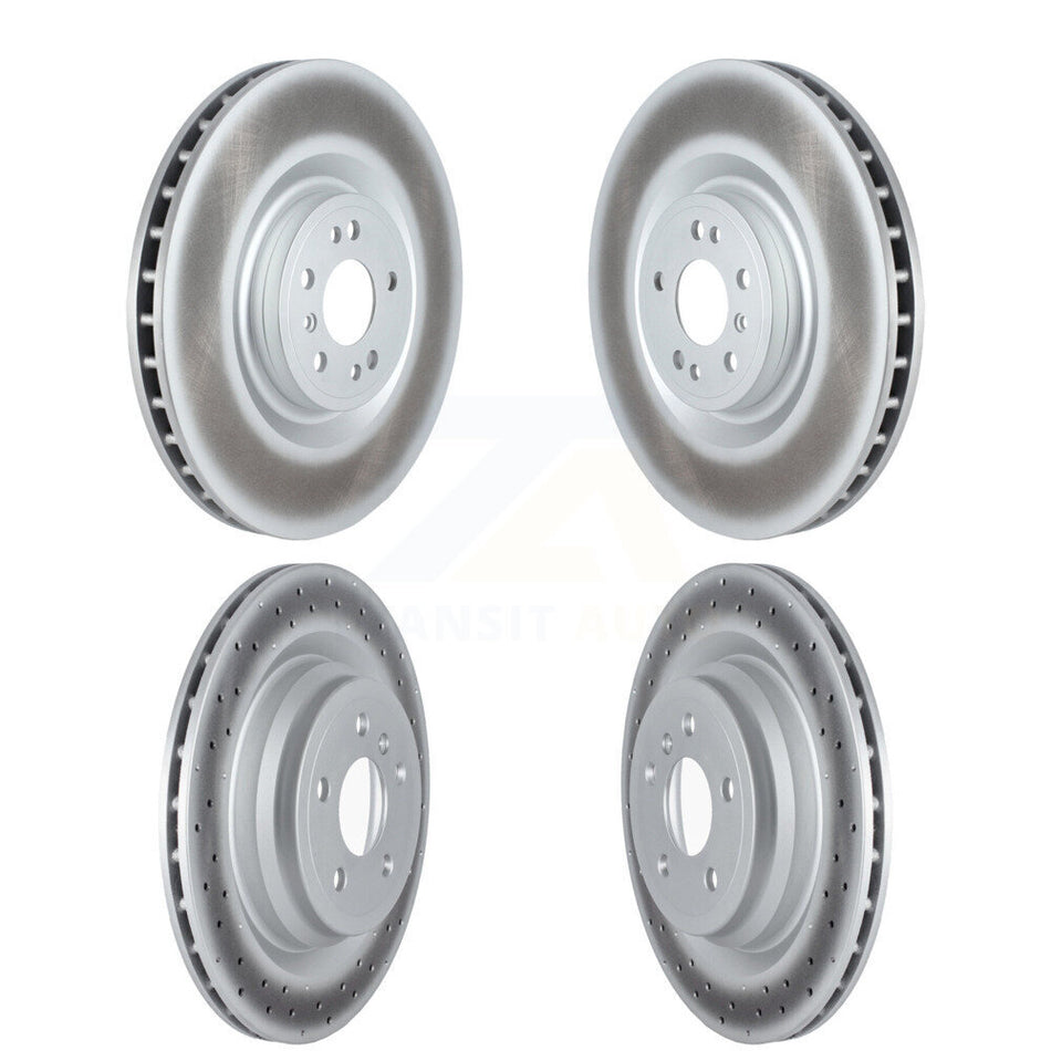 Front Rear Coated Disc Brake Rotors Kit For Mercedes-Benz GLE43 AMG GLE450 GLE400 ML550 GLE550e KG-101695
