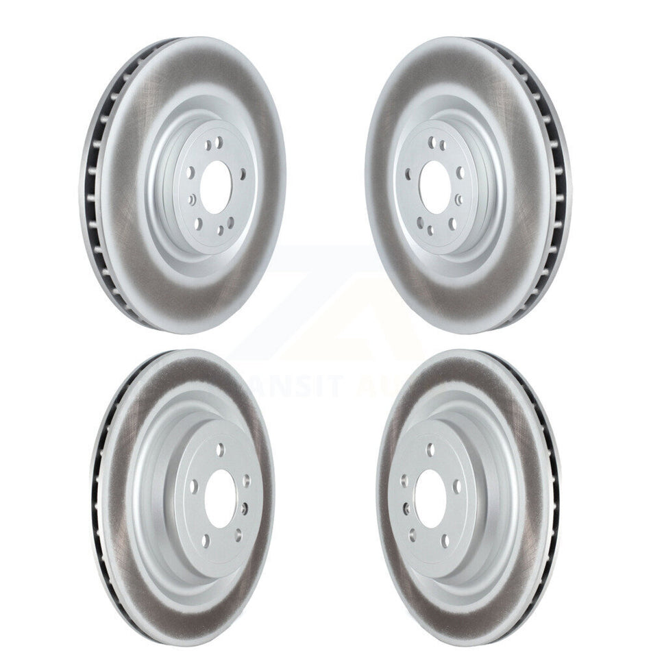 Front Rear Coated Disc Brake Rotors Kit For Mercedes-Benz GLS450 GL450 GLS550 GL350 GL550 ML250 ML63 AMG KG-101704