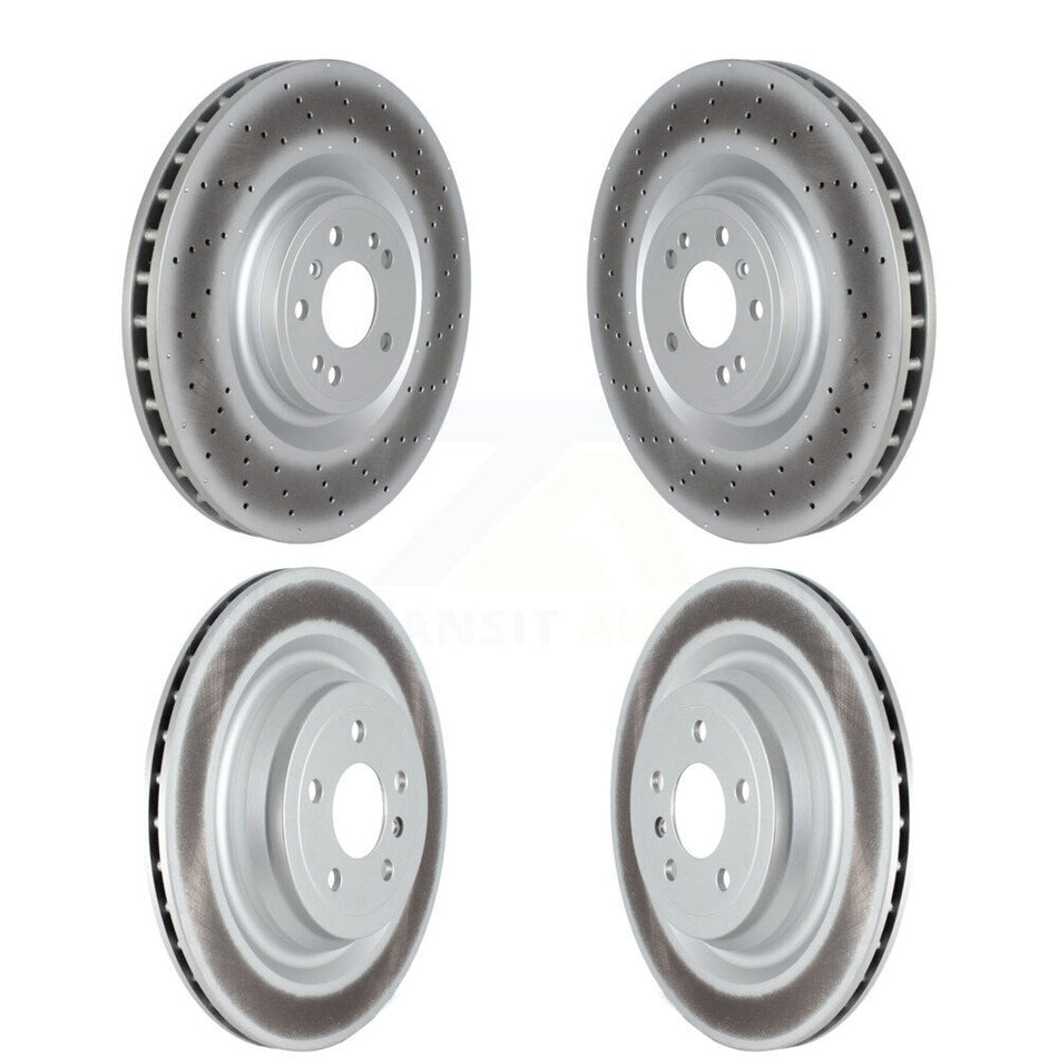 Front Rear Coated Disc Brake Rotors Kit For Mercedes-Benz GLS450 GL450 GLS550 GL350 GL550 ML250 ML63 AMG KG-101705