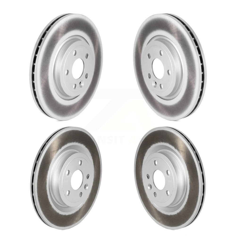 Front Rear Coated Disc Brake Rotors Kit For Jaguar F-Pace KG-101706