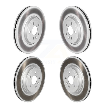 Front Rear Coated Disc Brake Rotors Kit For Jaguar F-Pace KG-101706