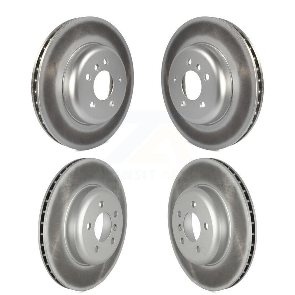Front Rear Coated Disc Brake Rotors Kit For BMW 535i 640i Gran Coupe xDrive KG-101707