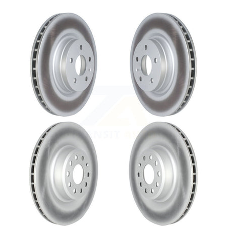 Front Rear Coated Disc Brake Rotors Kit For Tesla S X KG-101709