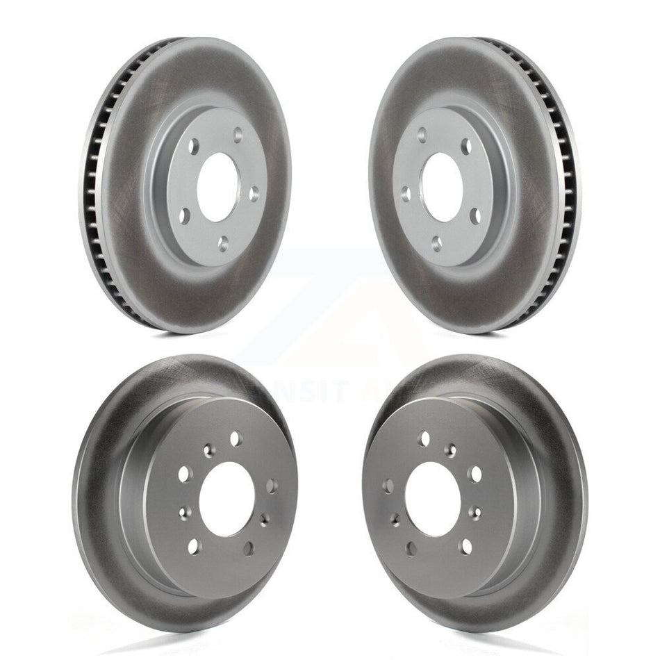 Front Rear Coated Disc Brake Rotors Kit For Chevrolet Impala Monte Carlo Oldsmobile Intrigue KG-101736