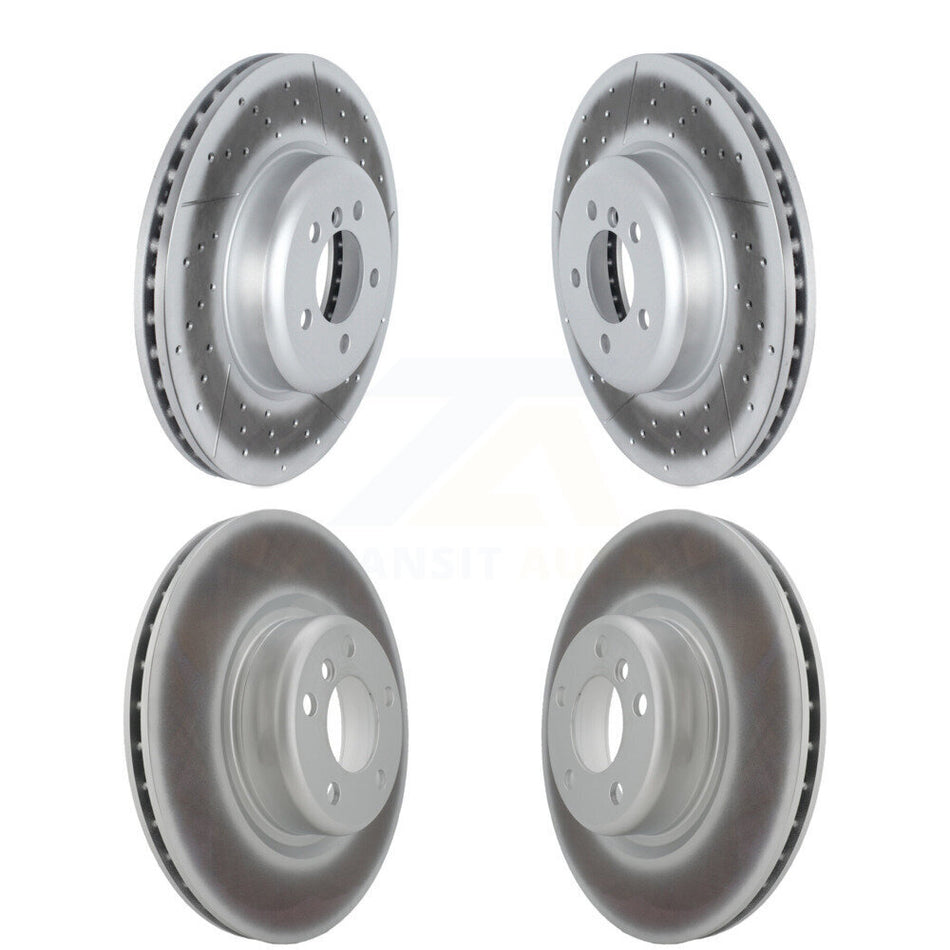 Front Rear Coated Disc Brake Rotors Kit For BMW 230i xDrive M240i KG-101744