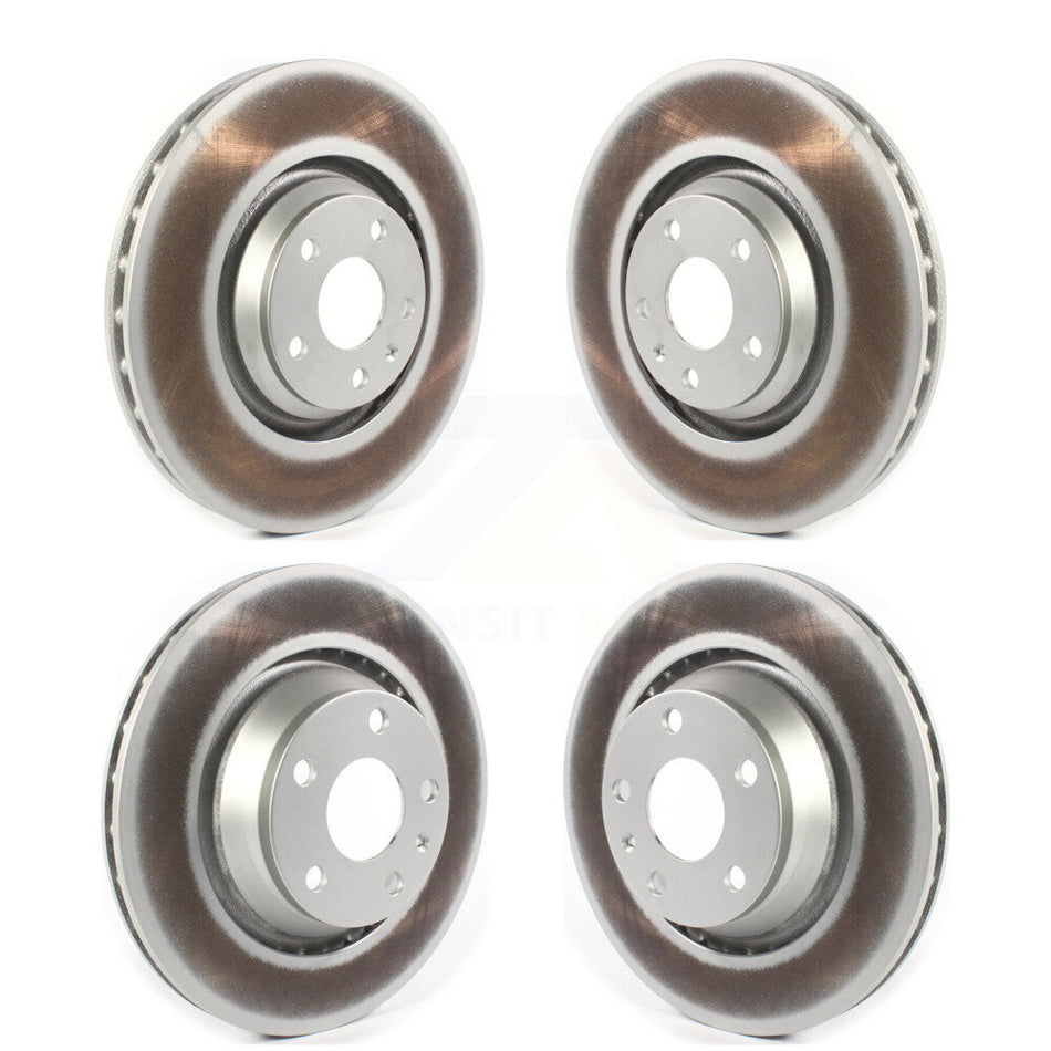 Front Rear Coated Disc Brake Rotors Kit For 2009-2015 Audi TTS Quattro KG-101749
