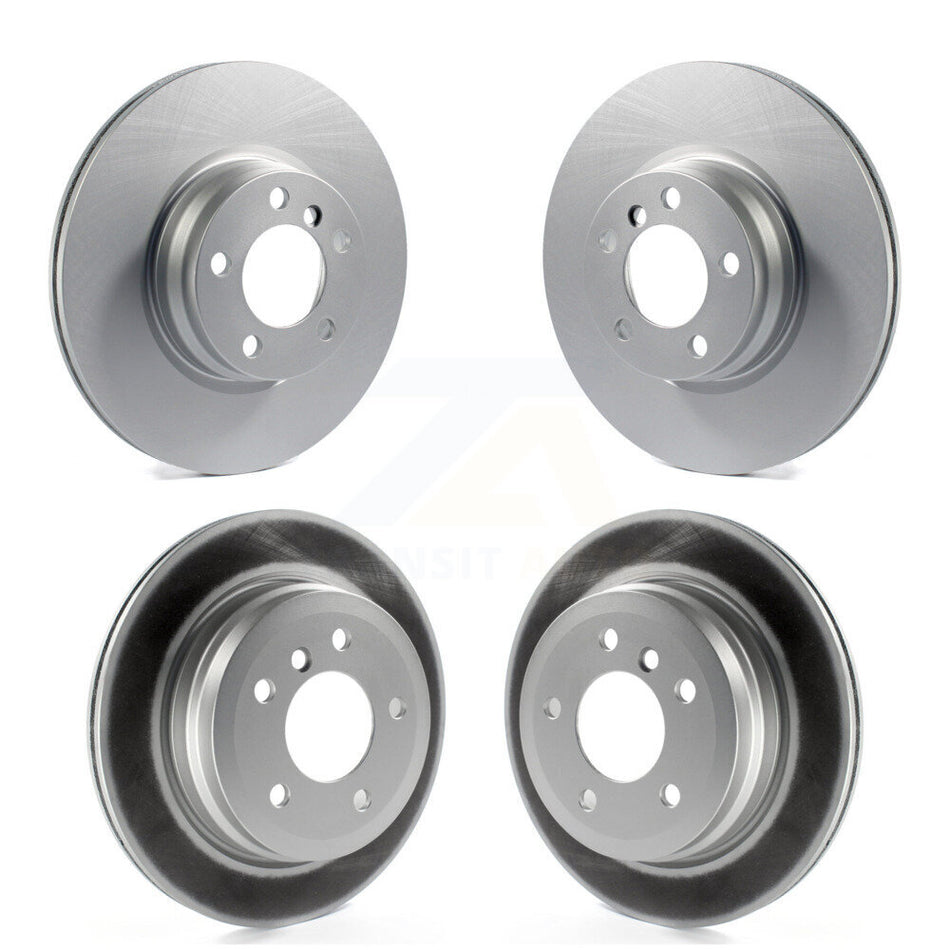 Front Rear Coated Disc Brake Rotors Kit For BMW 328i With 330mm Diameter Rotor KG-101769