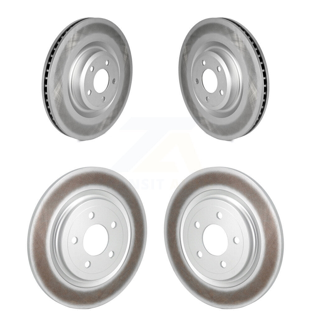 Front Rear Coated Disc Brake Rotors Kit For Ford Explorer 2.3L KG-101776