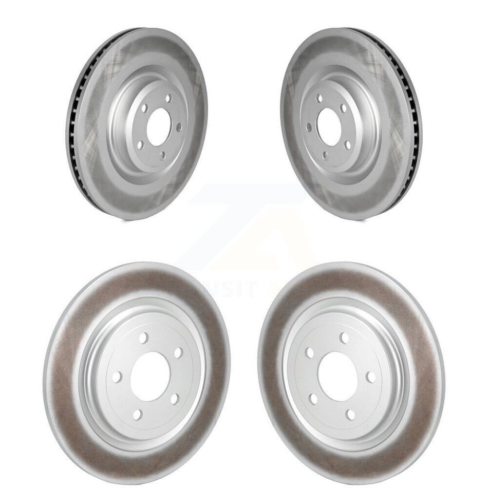 Front Rear Coated Disc Brake Rotors Kit For Ford Explorer 2.3L KG-101776