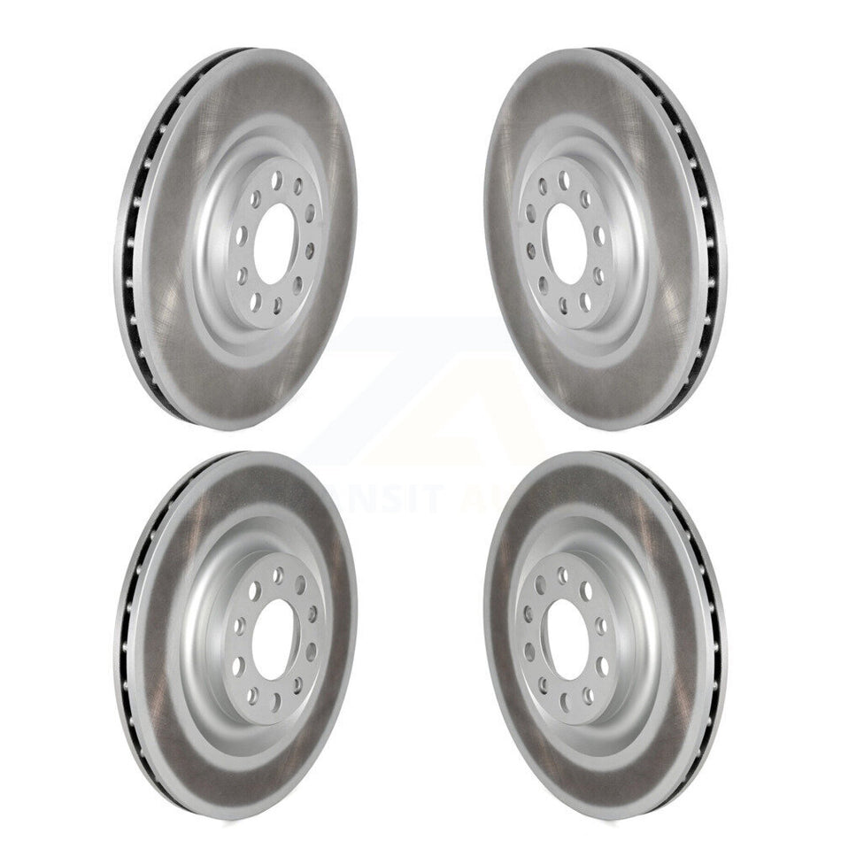 Front Rear Coated Disc Brake Rotors Kit For Alfa Romeo Stelvio Giulia KG-101778