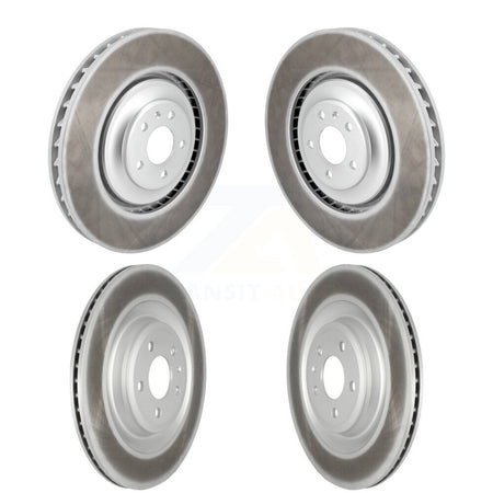 Front Rear Coated Disc Brake Rotors Kit For Audi S6 S7 S8 KG-101781