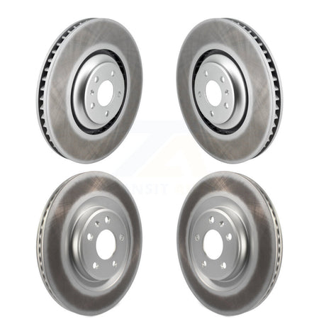 Front Rear Coated Disc Brake Rotors Kit For Audi SQ5 A8 Quattro KG-101783