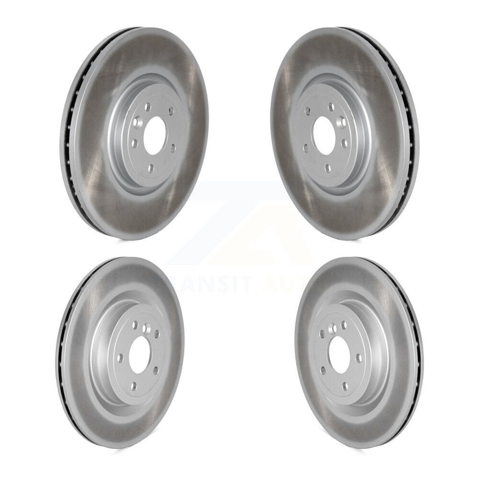 Front Rear Coated Disc Brake Rotors Kit For Jaguar XE XF KG-101784