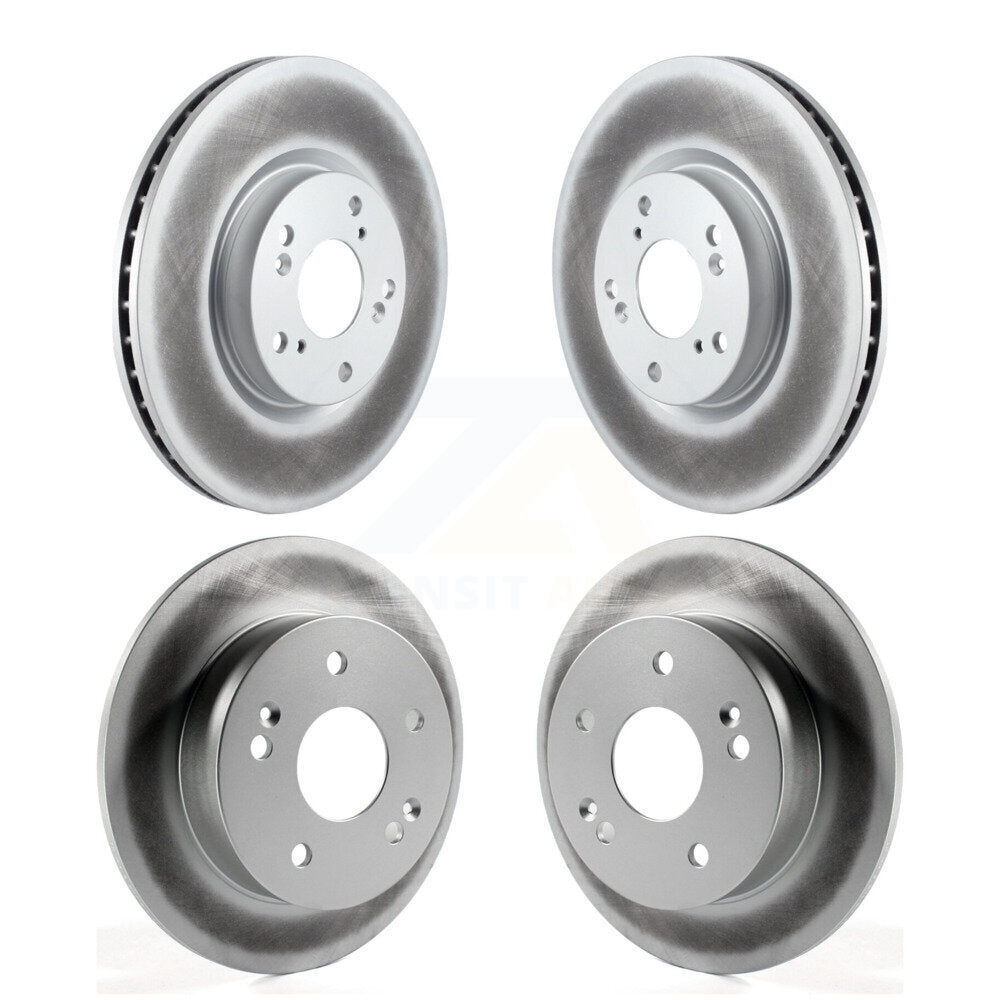 Front Rear Coated Disc Brake Rotors Kit For 2002-2006 Acura RSX Type-S KG-101786