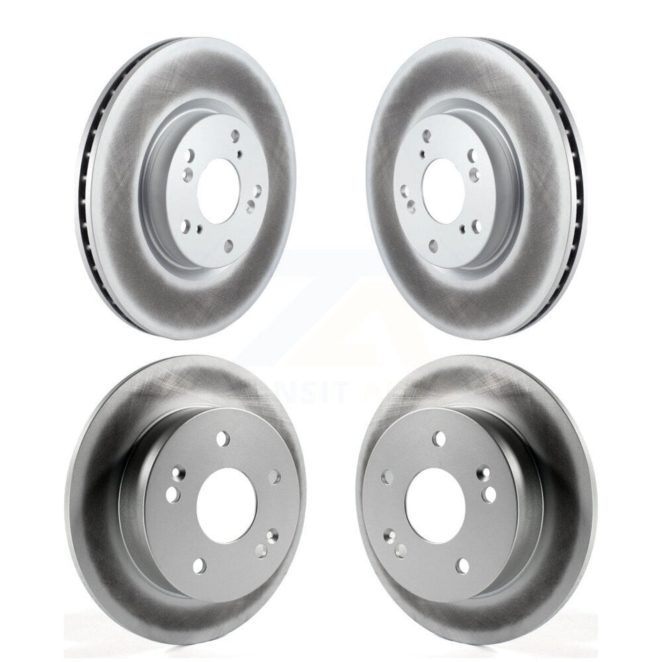 Front Rear Coated Disc Brake Rotors Kit For 2002-2006 Acura RSX Type-S KG-101786