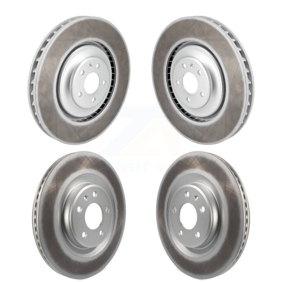 Front Rear Coat Brake Rotors Kit For 16-18 Audi A7 Quattro With 400mm Diameter Rotor KG-101787
