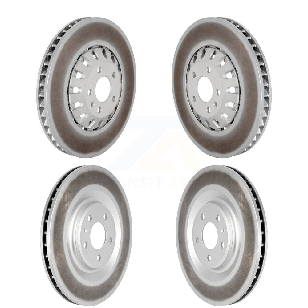 Front Rear Coated Disc Brake Rotors Kit For Audi Q8 e-tron Quattro Sportback A8 KG-101808