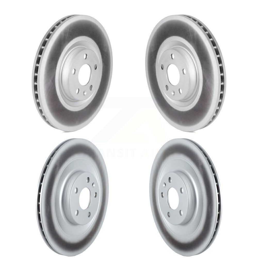 Front Rear Coated Disc Brake Rotors Kit For Volvo XC40 Recharge C40 KG-101815