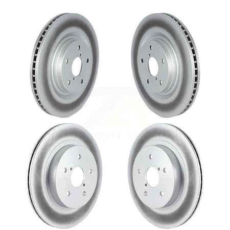 Front Rear Coated Disc Brake Rotors Kit For Subaru Outback WRX Legacy KG-101823