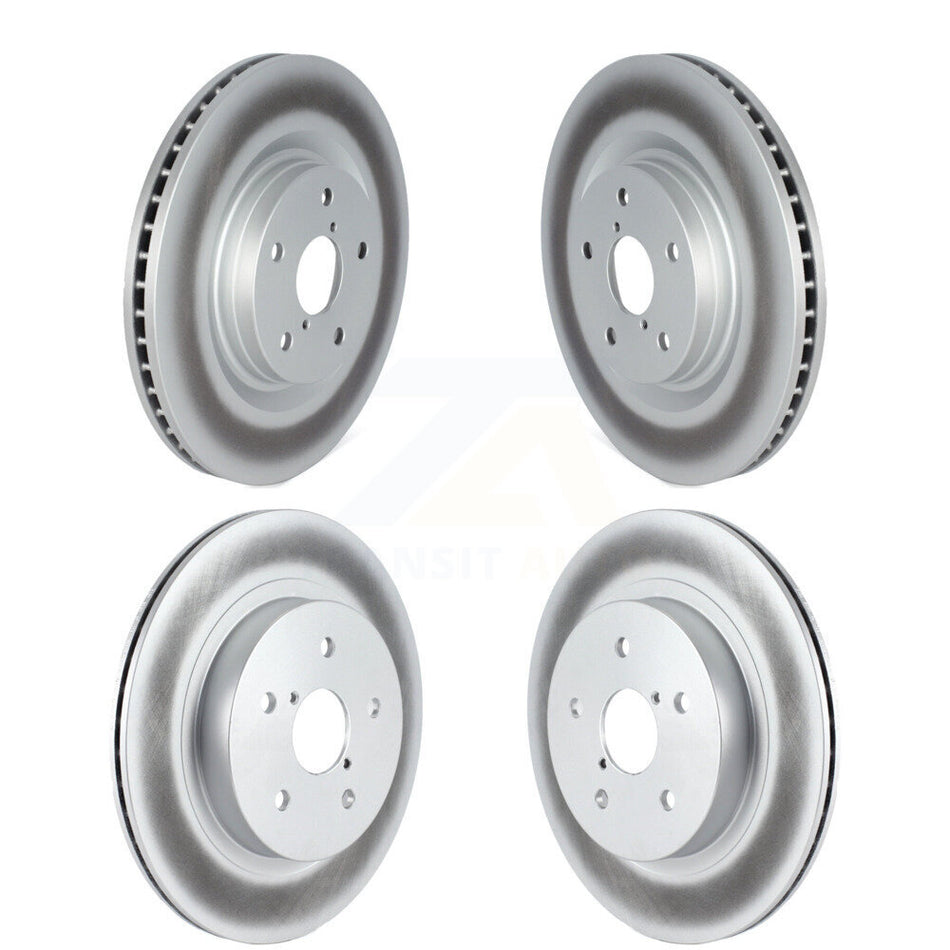 Front Rear Coated Disc Brake Rotors Kit For Subaru Outback WRX Legacy KG-101823