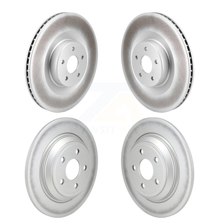 Front Rear Coated Disc Brake Rotors Kit For 2016-2018 Ford Focus RS KG-101837