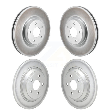 Front Rear Coated Disc Brake Rotors Kit For Ford Escape Bronco Sport Lincoln Corsair KG-101842