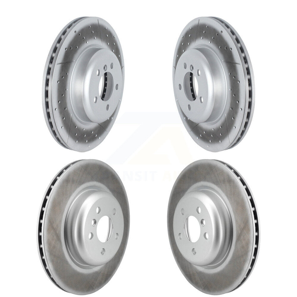 Front Rear Coated Disc Brake Rotors Kit For BMW 330i KG-101844